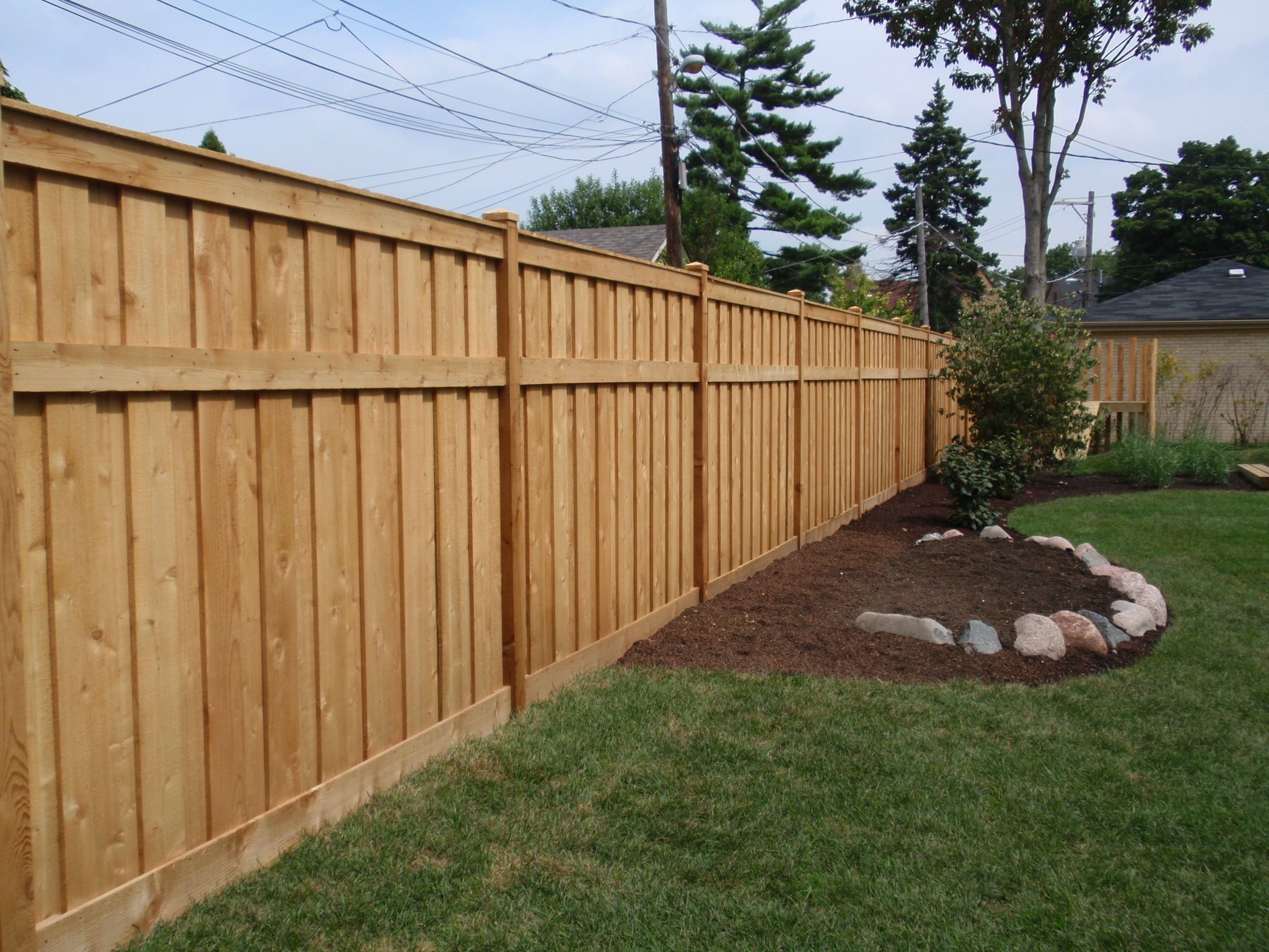 beautiful wooden fence