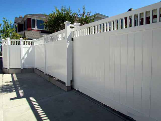 pvc lattice fence