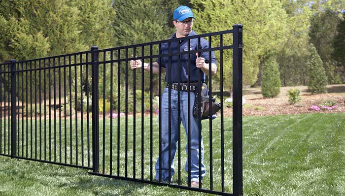 traditional or classic aluminum fence