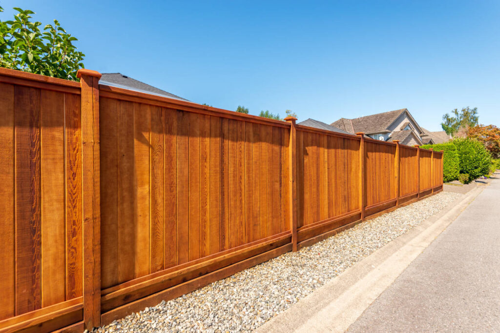 beautiful wooden fence