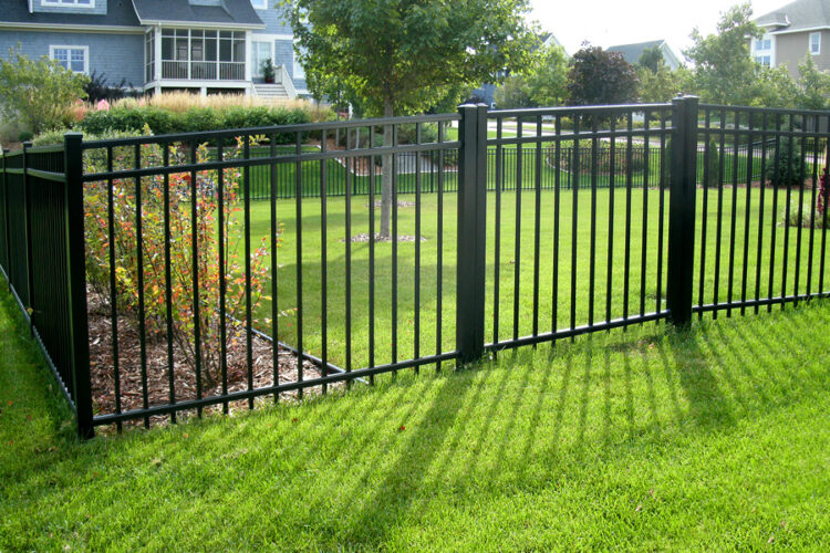 wrought iron fence